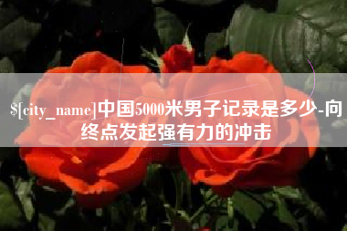东阳中国5000米男子记录是多少-向终点发起强有力的冲击