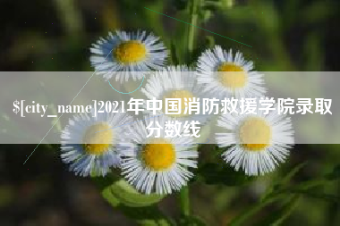 东阳2021年中国消防救援学院录取分数线