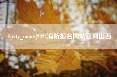 东阳2024消防报名网站官网山西