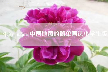 东阳中国地图的简单画法小学生版