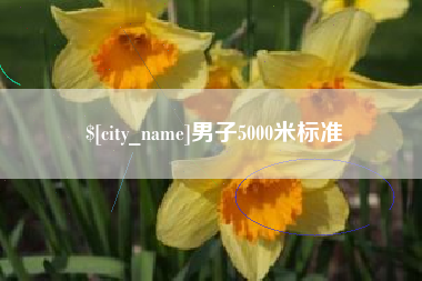 东阳男子5000米标准