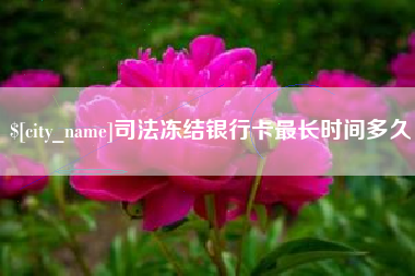 东阳司法冻结银行卡最长时间多久