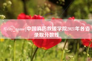 东阳中国消防救援学院2021年各省录取分数线