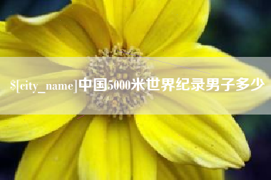 东阳中国5000米世界纪录男子多少