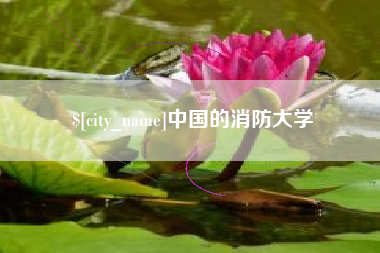 东阳中国的消防大学