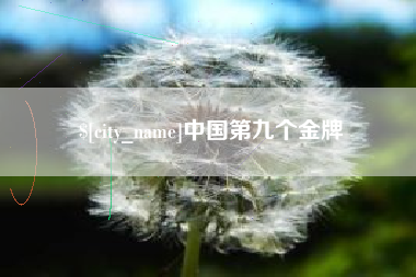东阳中国第九个金牌