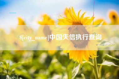 东阳中国失信执行查询