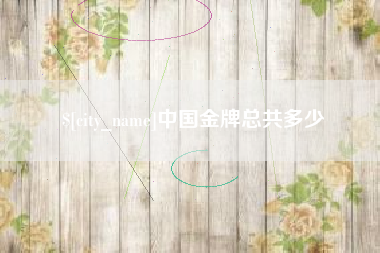 东阳中国金牌总共多少