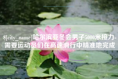 东阳哈尔滨亚冬会男子5000米接力-需要运动员们在高速滑行中精准地完成