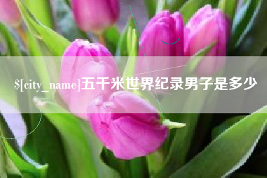 东阳五千米世界纪录男子是多少