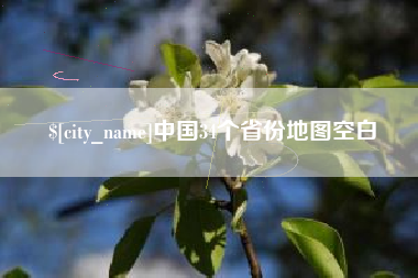 东阳中国34个省份地图空白