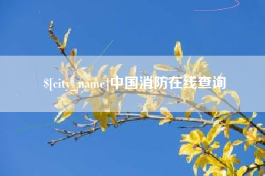 东阳中国消防在线查询