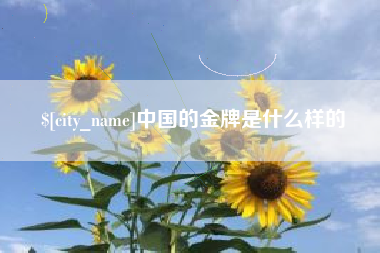 东阳中国的金牌是什么样的